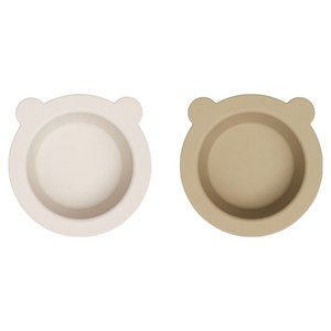 리우드 유아용 포니 흡착볼, 크림, 2개