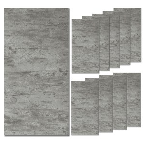 하우비 붙이는 폼블럭 대리석 타일 시트지 10p, 콘크리트