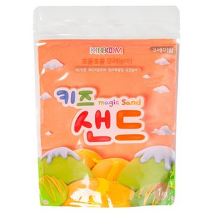 키즈 샌드 모래놀이, 오렌지, 1kg, 1개