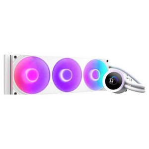NZXT v2 수냉 CPU 쿨러, WHITE, 1개, Kraken Plus 360 RGB