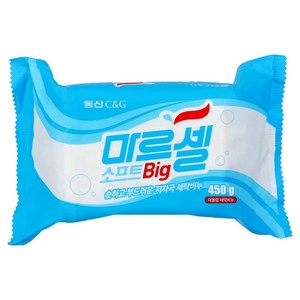 동산씨앤지 크리오 마르셀 소프트 빅 대용량 세탁비누, 450g, 1개