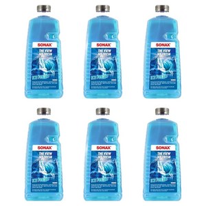 소낙스 더 뷰 아이스 프레쉬 워셔액, 2L, 6개