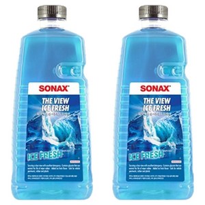 소낙스 워셔액 더 뷰 아이스 프레쉬, 2L, 2개