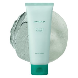 아로마티카 슈퍼 티트리 클레이 마스크 클렌저, 150ml, 1개