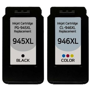 오피스토어 캐논 호환 잉크젯 프린터 잉크 2종 세트 PG-945XL CL-946XL MG2490 MG2590 TR4590 TR4595 MX499, 검정, 컬러, 1세트