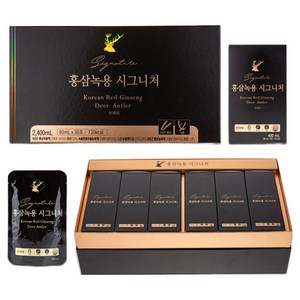 천제명홍삼 홍삼녹용 시그니처 5p, 6개, 400ml