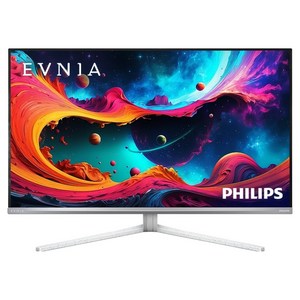 필립스 4K UHD 에브니아 OLED 240 게이밍 USB C 무결점 모니터 화이트, 80cm, 32M2N8900