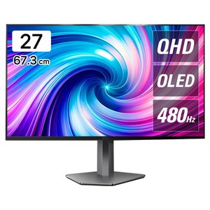 에이건 알파스캔 QHD OLED 480 프리싱크 HDR 게이밍 무결점 모니터, 67.3cm, AG276QKD