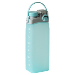 무디타 리본제이 플래티넘 실리콘 롤업 텀블러, 스카이블루, 600ml, 1개