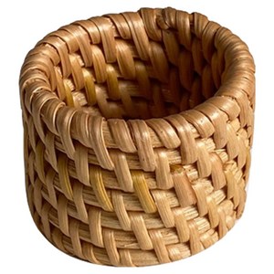 쇼핑153 테이블 냅킨 링 홀더 5 x 5 cm, 02 브라운, 1개, 1개입