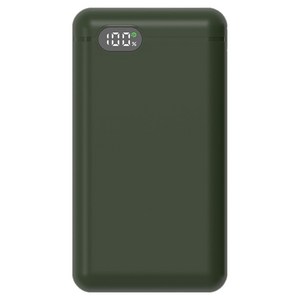 리큐엠 고속충전 보조배터리 20000mAh, QP2000C, 그린