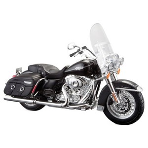 할리데이비슨 마이스토 2013 1:12 할리데이비슨 FLHRC Road King Classic 다이캐스트 모형 오토바이, 블랙, 1개