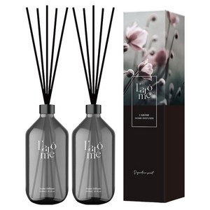 더허브샵 라홈 디퓨저, 다우니퓨어코튼, 1.05L, 2개
