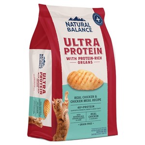 내추럴발란스 전연령 울트라 프로틴 리얼 캣 레시피 건식사료, 닭, 4.54kg, 1개