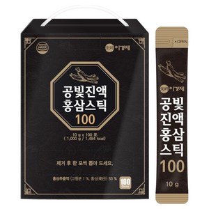 래오이경제 공빛진액 홍삼스틱 100, 100개, 10g