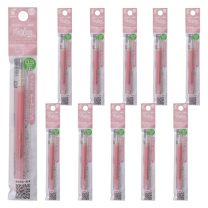 파이롯트 프릭션 WAAI 볼펜 리필심 0.5mm, 치크핑크, 10개