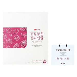 유기샘 매일견과 4종 1호 선물 세트 360g + 쇼핑백, 1세트