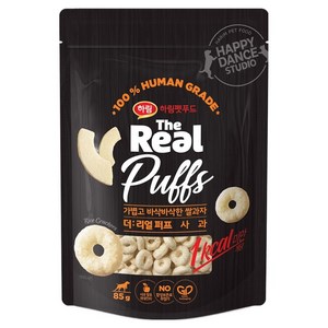 하림펫푸드더리얼 강아지 퍼프 간식, 사과, 85g, 1개