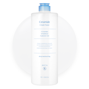 아브카 세라마이드 딥 모이스춰 보습 크림 토너, 1개, 1L