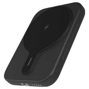 보바 고속 무선충전 맥세이프 보조배터리 20W 5000mAh, 블랙, VA-101