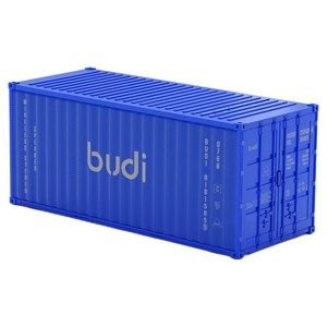 budi 컨테이너형 Hi-Fi 스테레오 블루투스 스피커, SP18N, 블루