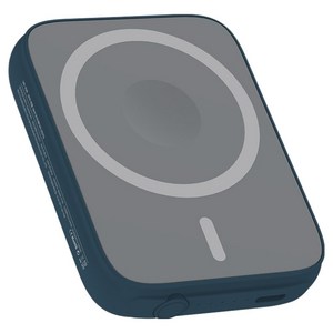 보바 3in1 맥세이프 워치 보조배터리 5000mAh, VA-106(애플워치), 네이비