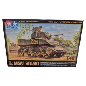 타미야 1/48 미국 M5A1 스튜어트 탱크, 1개