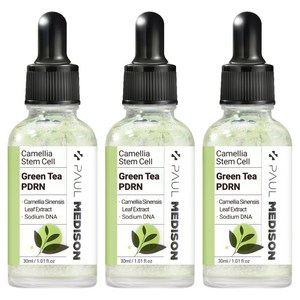 폴메디슨 동백줄기세포 그린티 PDRN 앰플, 3개, 30ml
