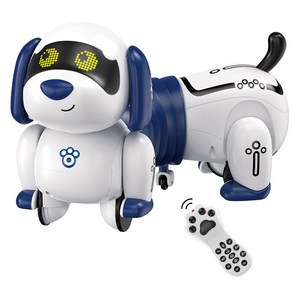 KANGAROO 프로그래밍 로봇 강아지 + RC리모컨 세트 K45, 화이트, 1세트