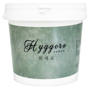 Hyggero 미장페인트, 1개, 1kg, 라임그린