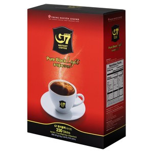 G7 퓨어블랙 라이트 커피, 900mg, 230개입, 1개