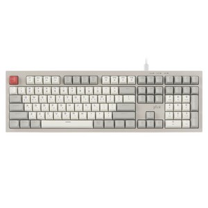 지클릭커 오피스프로 사일런스 M RGB 무소음 유선 키보드, Cappuccino, OPK50, 제조사축