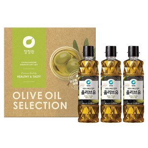 청정원 올리브유 2호 3p, 500ml, 1개