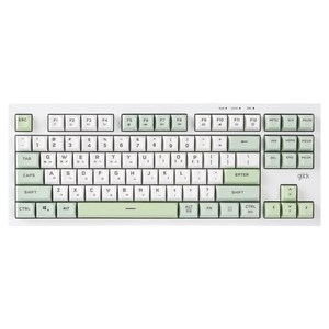 지클릭커 오피스프로 사일런스 M RGB 87키 무소음 유선 텐키리스 키보드, Greenwich CR1, OPK50, 제조사축