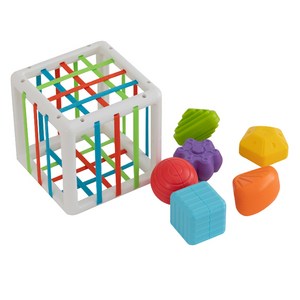 야야 베베에듀 도형 끼우기 장난감, ONE COLOR, 1개