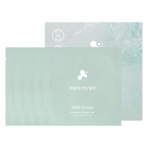 파파레서피 마일드 더마 모이스처 크림 패드 10ml, 5매입, 1개