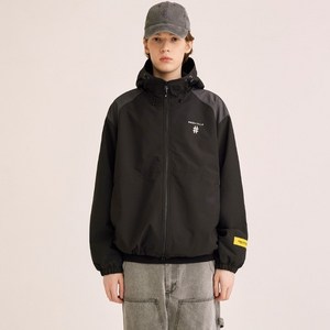 빈트릴 배색 오버핏 윈드브레이커 BA241JP002