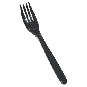 이로울생활 일회용 포크 개별포장 블랙, 500개입, 1개