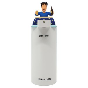 인테코 짱구는못말려 소주 디스펜서, 혼합색상, 1개
