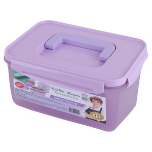 데비마이어 김치박스 라벤더퍼플, 4L, 1개