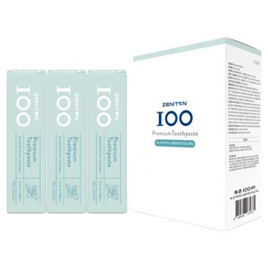 제니튼 백스트롱 민트향 치약, 100g, 1개입, 3개