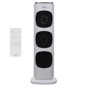 한경희생활과학 이지라이프 3단 개별 파워난방 리모컨형 PTC 온풍기, GF-FN14200, 화이트