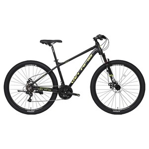 벨로시아 트렌타2.1D 26 MTB 알루미늄 디스크 브레이크 14.2kg 신장 155~180cm 방문설치, 매트블랙+라임, 66.0cm(26인치)