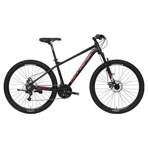 벨로시아 트렌타2.1D 26 MTB 알루미늄 디스크 브레이크 14.2kg 신장 155~180cm 방문설치, 매트블랙+레드, 66.0cm(26인치)