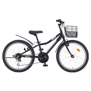 스마트 리얼텍GS MTB 스틸 림 브레이크 14.2kg 신장 125~150cm, 블랙무광, 55.8cm(22인치)