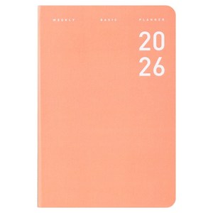 아르디움 2026 위클리 베이직 플래너, 핑크, 1개