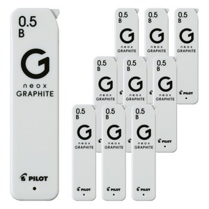파이롯트 네옥스 그라파이트 샤프심 B, 10개, 0.5mm