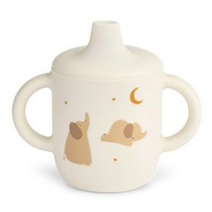 리우드 네일 빨대컵, 베이지, 1개, 150ml