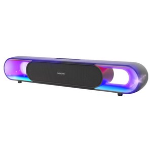 로이체 2채널 멀티미디어 RGB LED 충전식 유무선 프리미엄 게이밍 사운드바, RSB-G6000 BK, 블랙