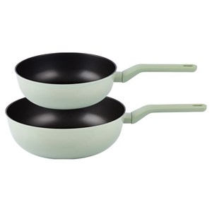 라체나 인덕션 미오 궁중팬 세트 2개, 혼합색상, 1세트, 궁중팬 24cm + 28cm